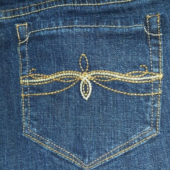 NWT Smith's American Boot‎ Cut Jeans 10 Dark Wash - Picture 3 of 7